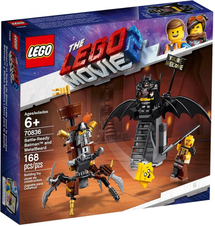 70836 LEGO MOVIE 2 - Batman a Ocelot připraveni na boj.