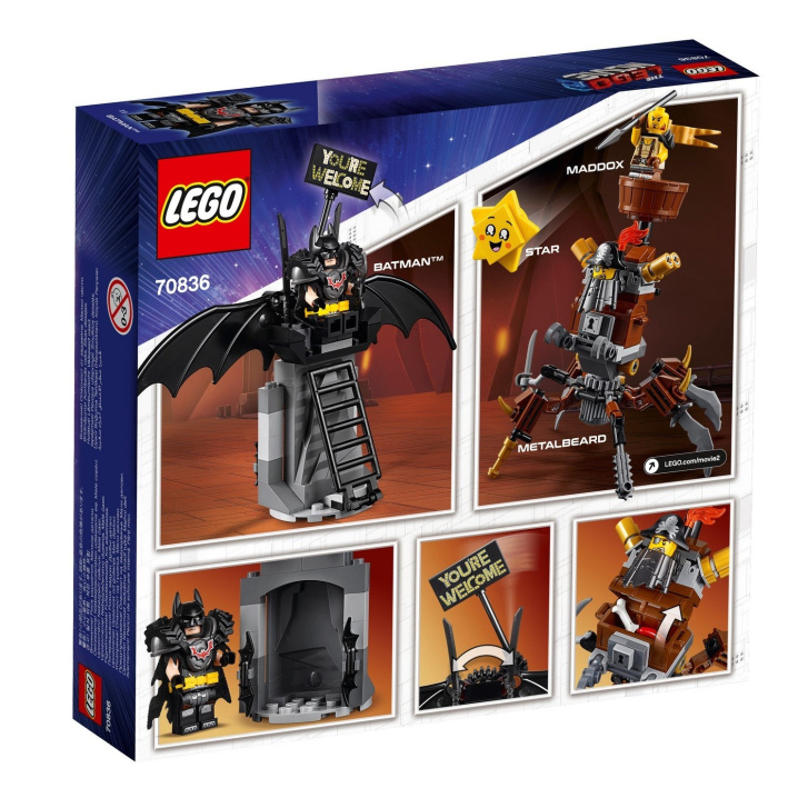 70836 LEGO MOVIE 2 - Batman a Ocelot připraveni na boj.