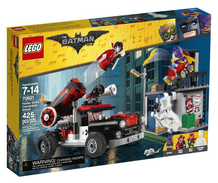 70921 LEGO BATMAN MOVIE - Harley Quinn a útok dělovou koulí