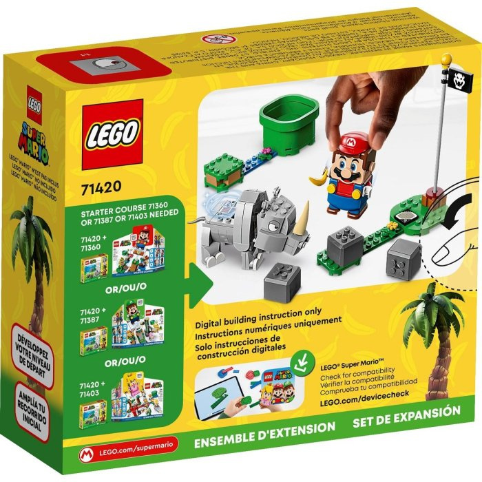 71420 Lego Super Mario – Nosorožec Rambi – rozšiřující set