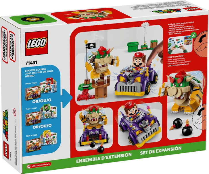 71431 Lego Super Mario – Bowserův sporťák – rozšiřující set