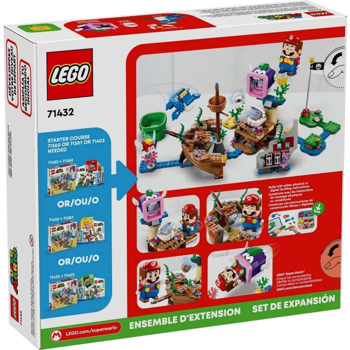 71432 Lego Super Mario – Dorrie a dobrodružství ve vraku lodi: Rozšiřující Set