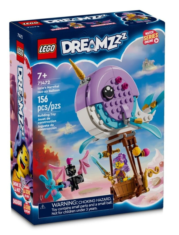 71472 Lego Dreamzzz - Izzie a její teplovzdušný balón v tvaru narvala