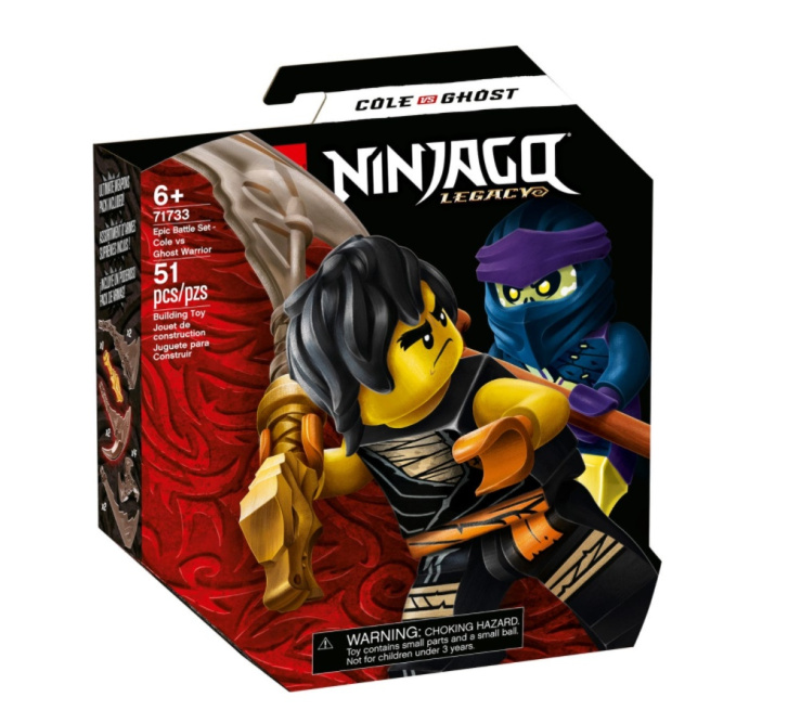 71733 LEGO NINJAGO - Epický souboj – Cole vs. přízračný bojovník