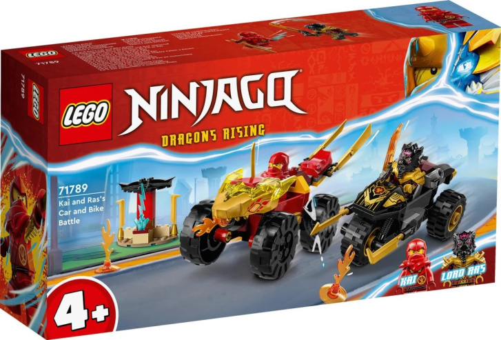 71789 Lego Ninjago- Kai a Ras v souboji auta s motorkou