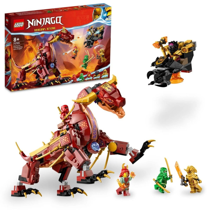 71793 Lego Ninjago- Heatwave a jeho transformační Lávový drak