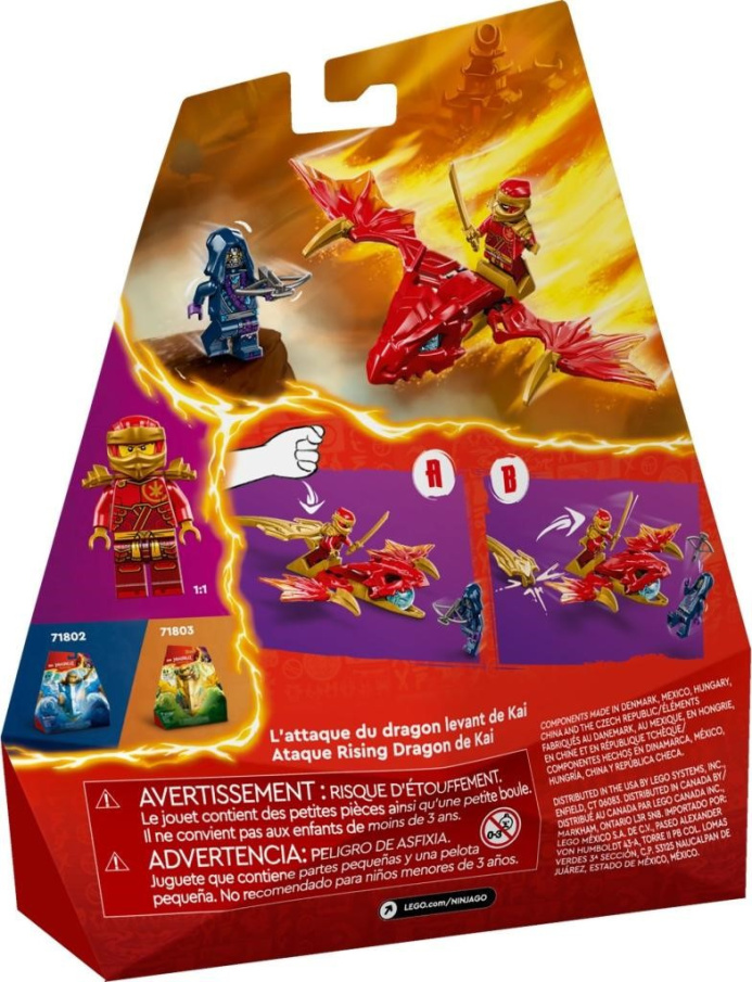 71801 Lego Ninjago - Kai a útok draka