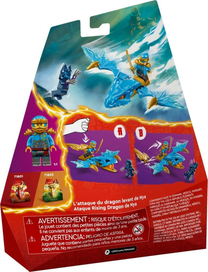 71802 Lego Ninjago - Nya a útok draka