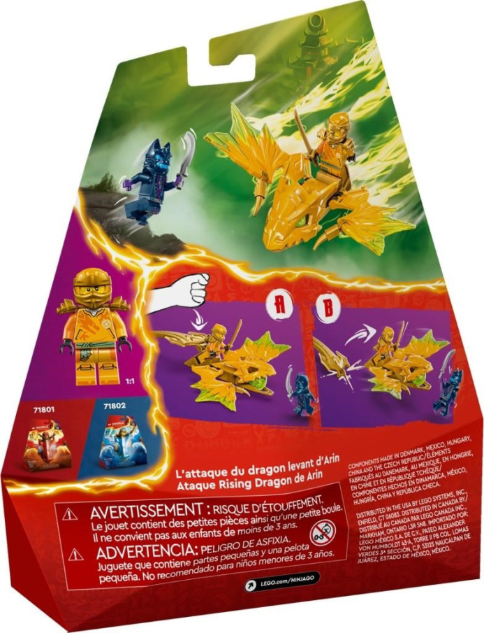 71803 Lego Ninjago - Arin a útok draka