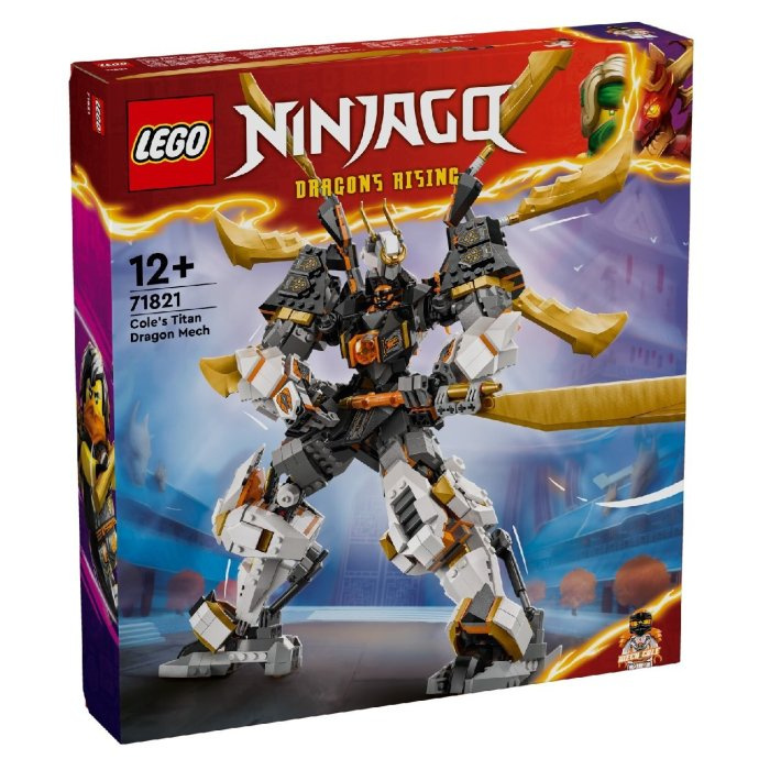 71821 Lego Ninjago – Coleův titanový dračí oblek