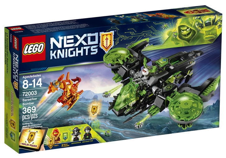 72003 LEGO NEXO KNIGHTS - Šílený bombardér