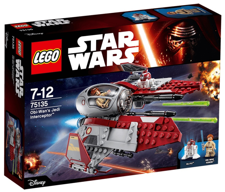 75135 LEGO STAR WARS - Obi-Wanova Jedijská stíhačka