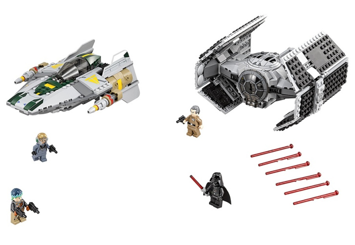 75150 LEGO STAR WARS - Vader´s TIE Advanced vs. A-Wing Starfighter