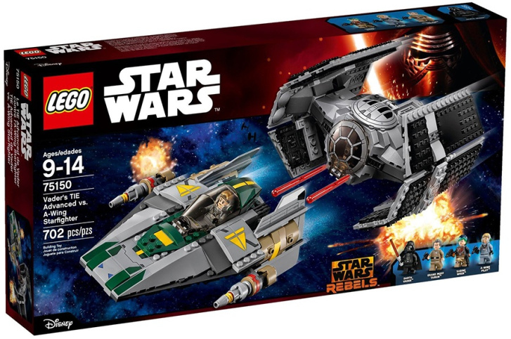 75150 LEGO STAR WARS - Vader´s TIE Advanced vs. A-Wing Starfighter