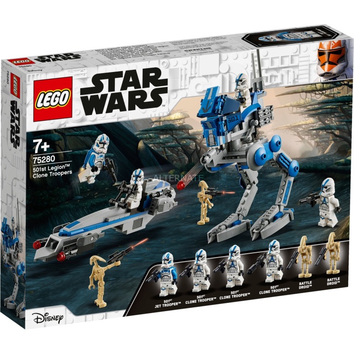 75280 LEGO STAR WARS – Klonoví vojáci z 501. legie
