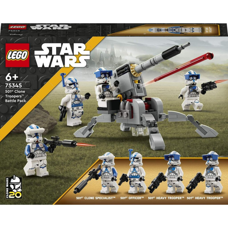 75345 Lego Star Wars – Bojový balíček klonovaných vojáků z 501. Legie