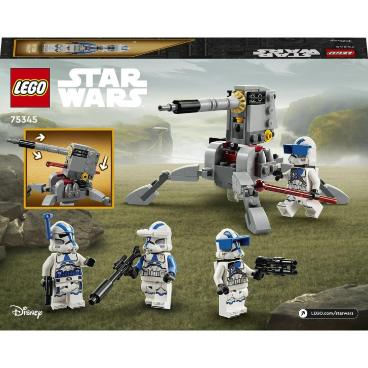 75345 Lego Star Wars – Bojový balíček klonovaných vojáků z 501. Legie
