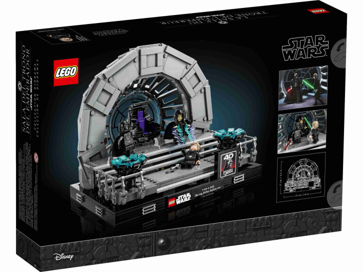75352 Lego Star Wars – Císařova trůnní síň – diorama
