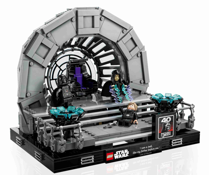 75352 Lego Star Wars – Císařova trůnní síň – diorama
