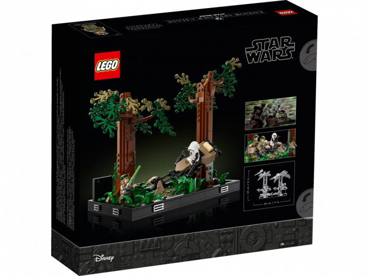 75353 Lego Star Wars – Naháněčka Spídrů na planétě Endor – diorama