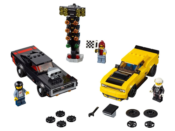 75893 LEGO SPEED CHAMPIONS - 2018 Dodge Challenger SRT Demon a 1970 Dodge Charger R/T