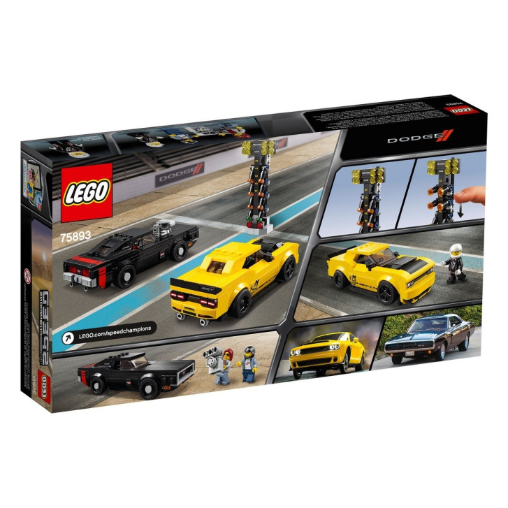 75893 LEGO SPEED CHAMPIONS - 2018 Dodge Challenger SRT Demon a 1970 Dodge Charger R/T