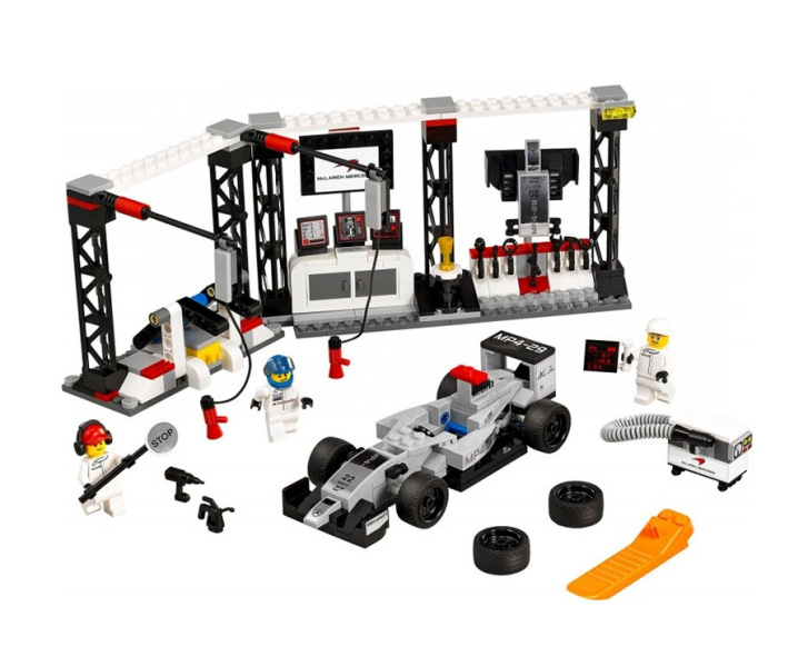 75911 LEGO SPEED CHAMPIONS - Zastávka v boxech pro McLaren Mercedes