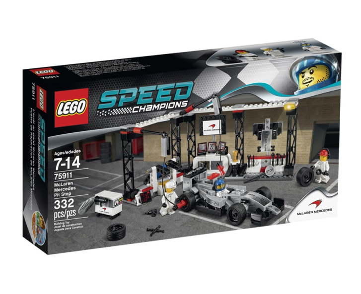 75911 LEGO SPEED CHAMPIONS - Zastávka v boxech pro McLaren Mercedes
