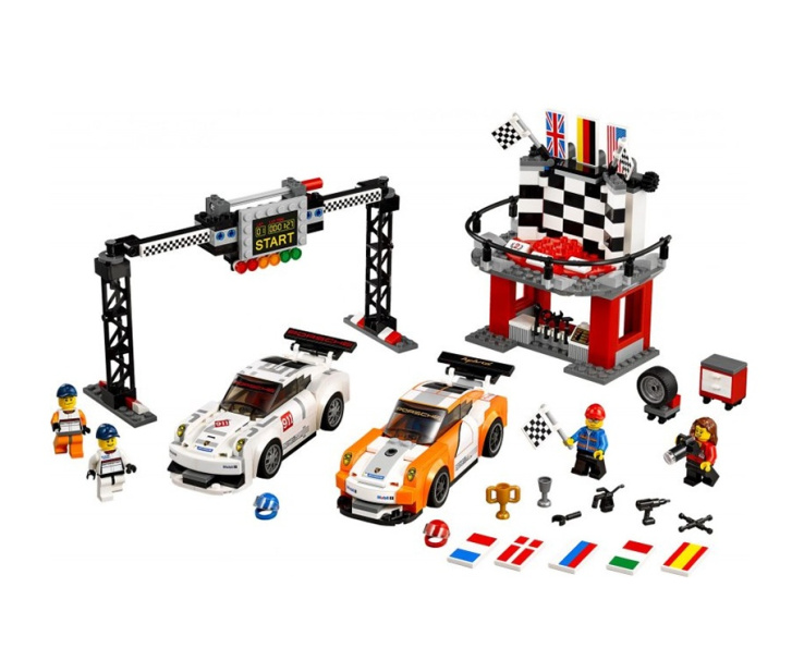 75912 LEGO SPEED CHAMPIONS - Porsche 911 GT v cílové rovince