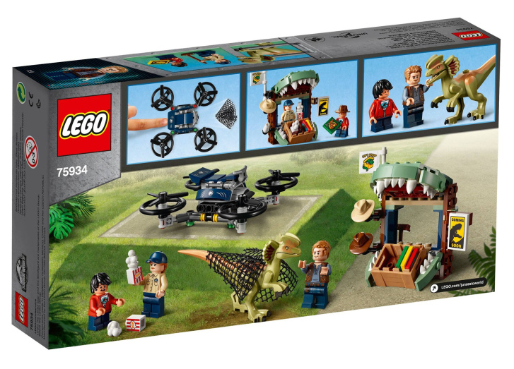 75934 LEGO JURASSIC WORLD - Dilophosaurus na útěku
