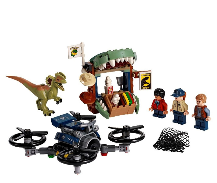 75934 LEGO JURASSIC WORLD - Dilophosaurus na útěku