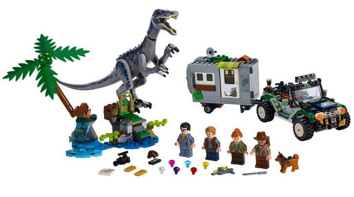 75935 LEGO JURASSIC WORLD - Střetnutí s Baryonyxem: Hon za pokladem