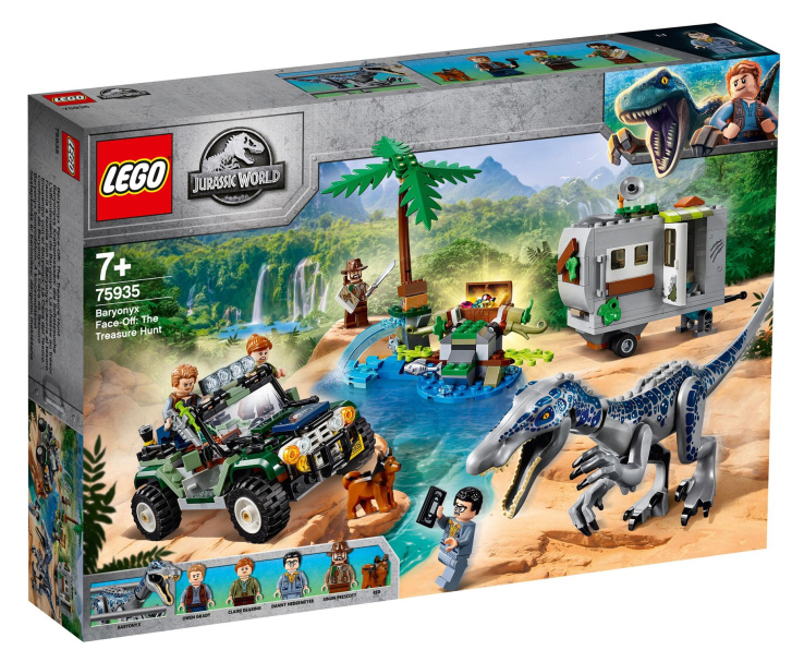 75935 LEGO JURASSIC WORLD - Střetnutí s Baryonyxem: Hon za pokladem
