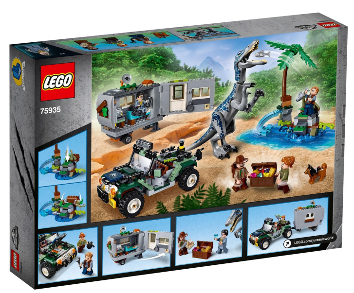 75935 LEGO JURASSIC WORLD - Střetnutí s Baryonyxem: Hon za pokladem