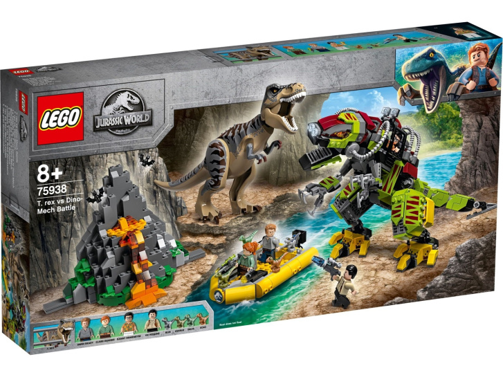 75938 LEGO JURASSIC WORLD – T. rex vs. Dinorobot