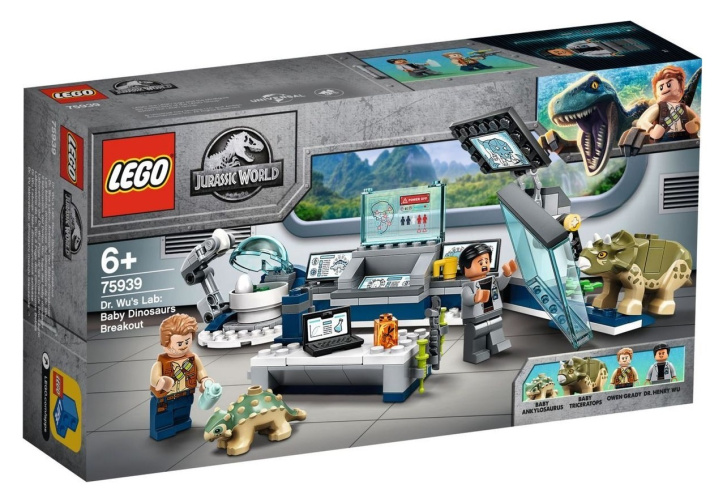 75939 LEGO JURASSIC WORLD – Laboratoř Dr. Wu: Útěk dinosauřích mláďat