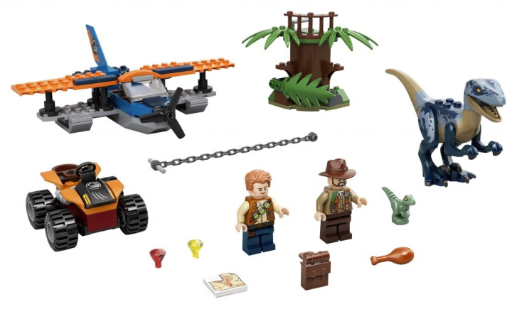 75942 LEGO JURASSIC WORLD – Velociraptor: Záchranná mise