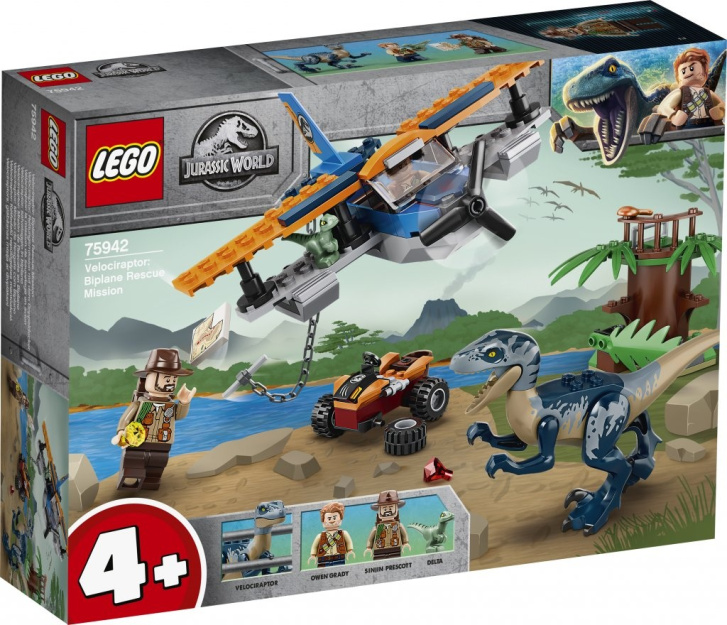 75942 LEGO JURASSIC WORLD – Velociraptor: Záchranná mise