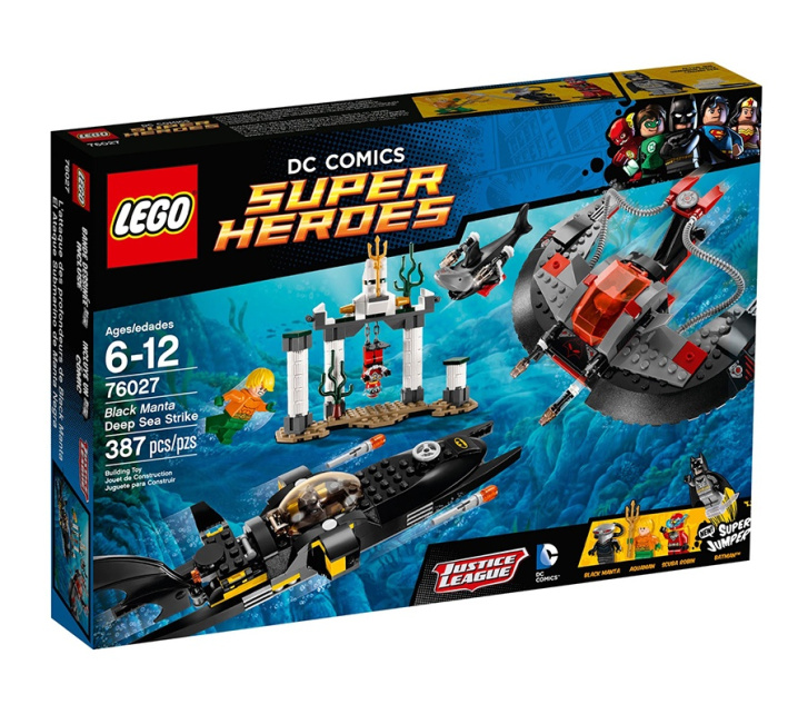 76027 LEGO SUPER HEROES - Hlbinný útok černé manty