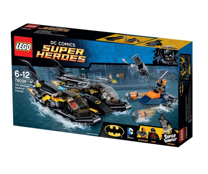 76034 LEGO SUPER HEROES - Honička v přístavu s Batmanovým člunem