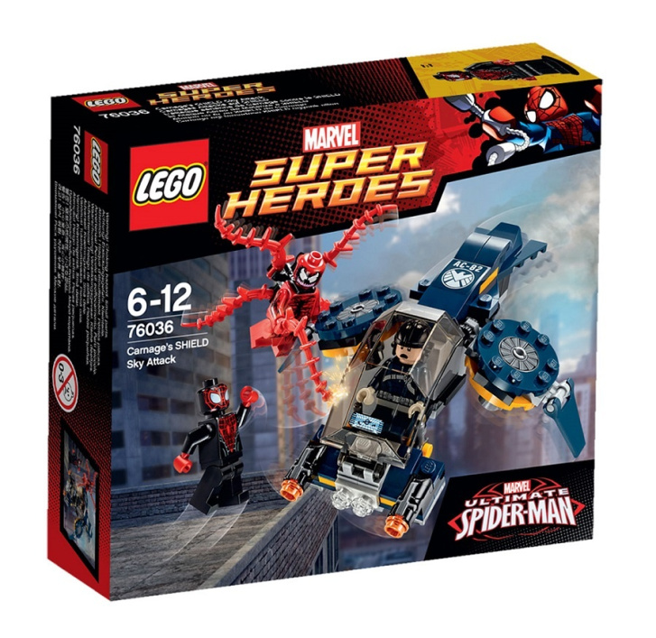 76036 LEGO SUPER HEROES - Carnagův vzdušný útok na Shield