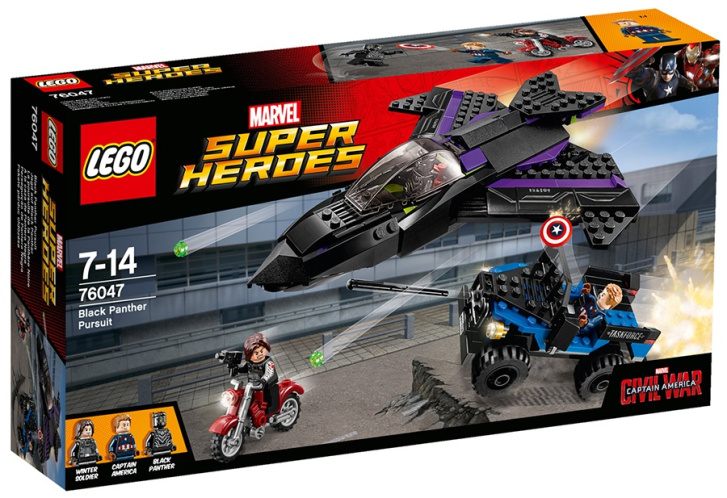 76047 LEGO SUPER HEROES - Pronásledování Black Pantherem