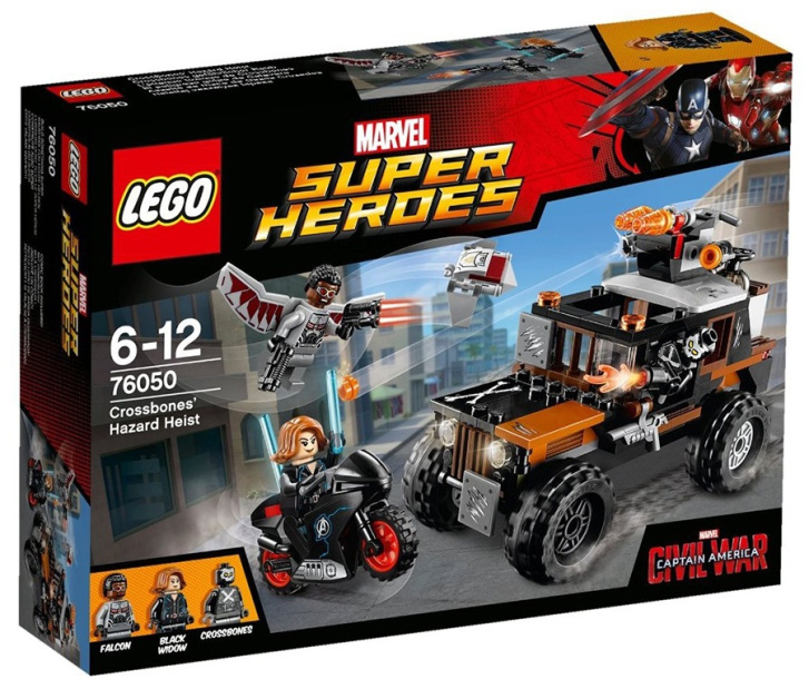 76050 LEGO SUPER HEROES - Nebezpečná krádež Crossbonese