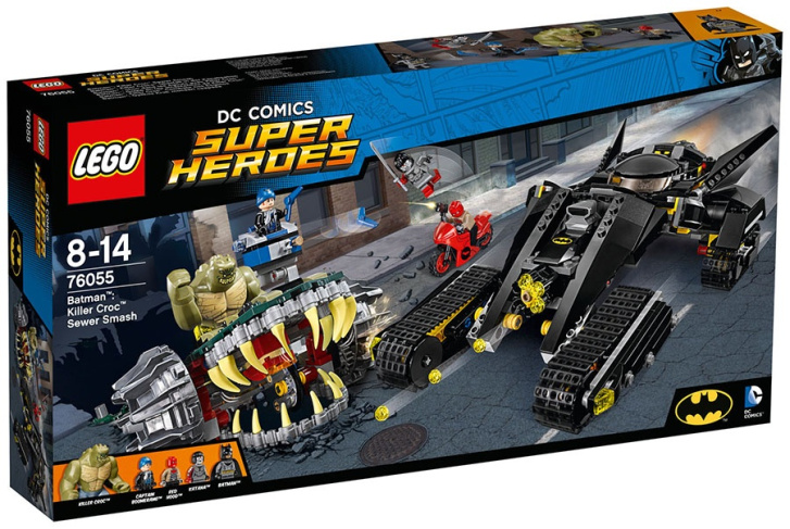 76055 LEGO SUPER HEROES - Batman: Killer Croc zničení ve stokách