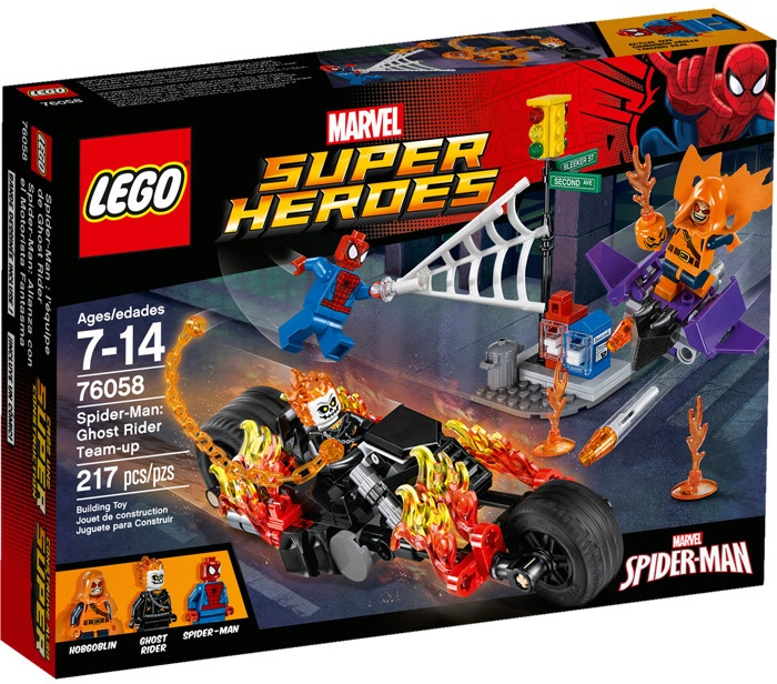 76058 LEGO SUPER HEROES - Spiderman: Ghost Rider vstupuje do týmu