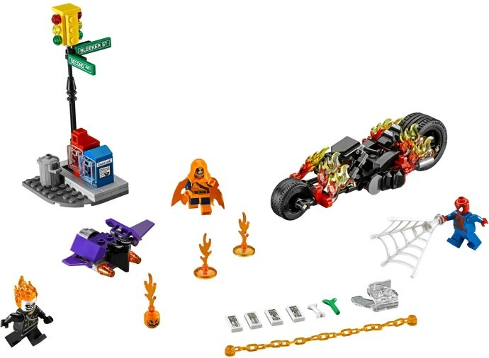 76058 LEGO SUPER HEROES - Spiderman: Ghost Rider vstupuje do týmu