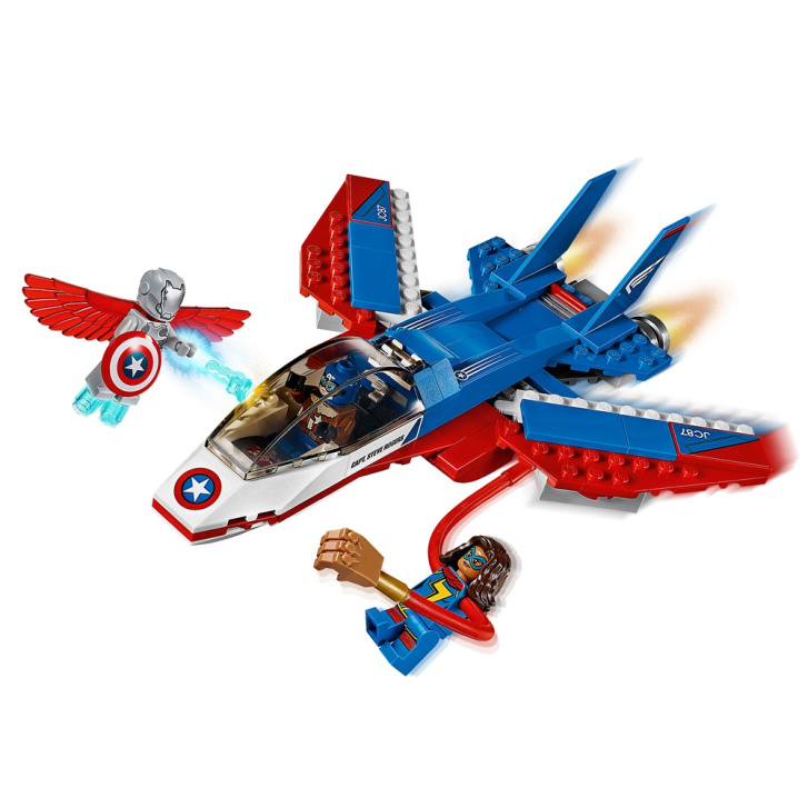 76076 LEGO MARVEL SUPER HEROES - Kapitán America a honička ve stíhačce