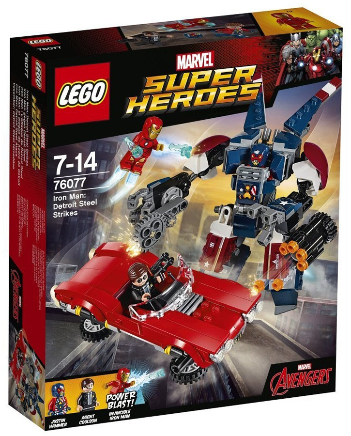 76077 LEGO SUPER HEROES - Iron-Man: Robot z detroitských oceláren
