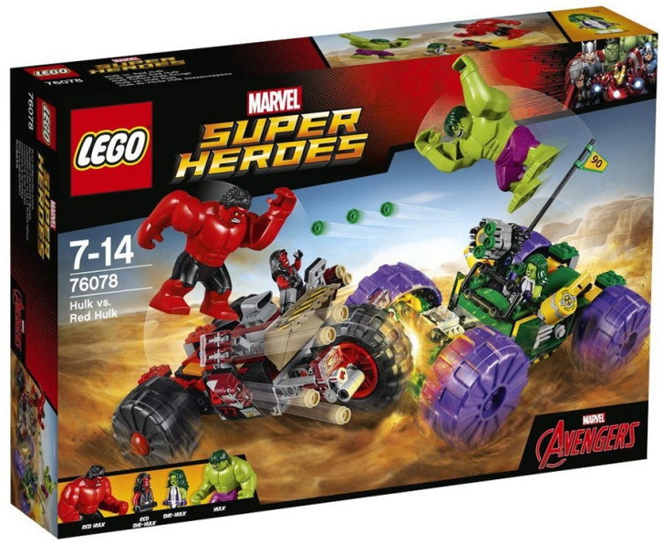76078 LEGO SUPER HEROES - Hulk vs. Červený Hulk