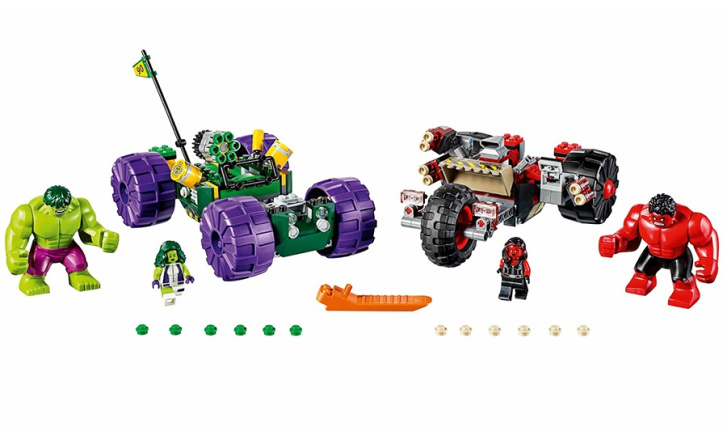 76078 LEGO SUPER HEROES - Hulk vs. Červený Hulk